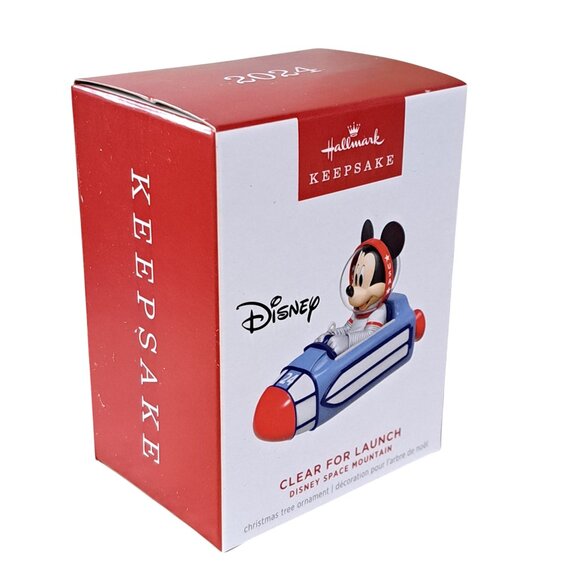Hallmark Keepsake Ornament 2024 Clear For Launch Disney Space Mountain - Picture 1 of 9